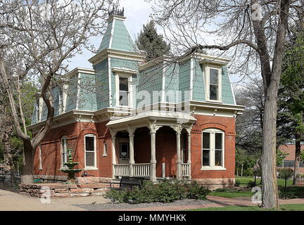 Denver, Colorado - le 6 mai 2018. 9e Rue Parc Historique à printemps. Banque D'Images