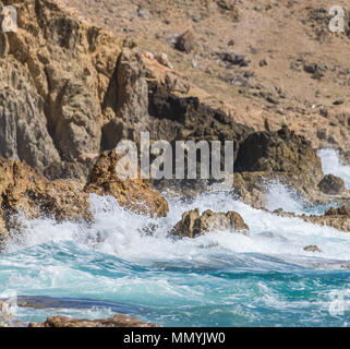 La "machine à laver" à St Barth toiny anis Banque D'Images