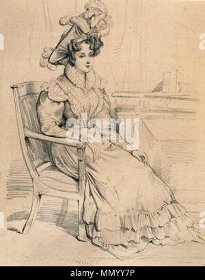 . Anglais : BERLIOZ Harriet Smithson, actrice irlandaise, 1800-1854, épouse d'Hector Berlioz, 1803-1869, compositeur français, dessin par Eugène Deveria (1808-1865). Situé au Musée Hector Berlioz (maison natale) La Côte-Saint-André. . L'année 2009. Eugène Devéria (1805-1865) Description Le peintre français frère de Achille Devéria Date de naissance/décès 22 Avril 1805 3 février 1865 Lieu de naissance/décès Paris Pau lieu de travail Pays-bas (1849) contrôle d'autorité : Q676001 : VIAF ?14979348 ISNI : ?0000 0000 6656 6745 ULAN : ?500019695 RCAC : ?non ? : WGA2006038342 DEVÉRIA, Eugène-François-Joseph WorldCa Banque D'Images