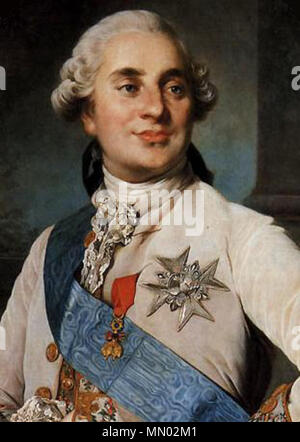 Anglais : Portrait de Louis XVI de France (1754-1793) . 1776. Louis XVI de France Banque D'Images