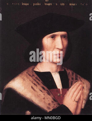 Portrait de Paulus de Nigro. 1518. Adriaen Isenbrant - Portrait de Paulus de Nigro - WGA11873 Banque D'Images