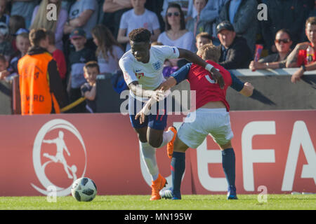 Burton, UK. 13 mai, 2018. Burton, UK. 13 mai, 2018. X au cours de la saison 2018 du Championnat des moins de 17 ans match de quart de finale entre l'Angleterre et la Norvège à Pirelli Stadium le 13 mai 2018 à Burton upon Trent, en Angleterre. (Photo : Richard Burley/phcimages.com) : PHC Crédit Images/Alamy Live News Credit : PHC Images/Alamy Live News Banque D'Images