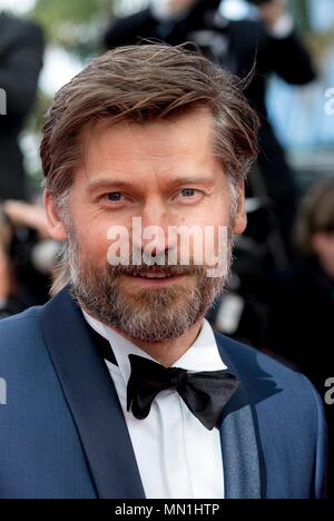 Cannes, France. 13 mai, 2018. Nikolaj Coster-Waldau assiste à la première de débrouiller pendant le 71e Festival du Film de Cannes au Palais des Festivals de Cannes, France, le 13 mai 2018. Utilisation dans le monde entier | Credit : dpa/Alamy Live News Banque D'Images