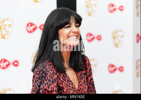 Londres, Royaume-Uni. Le 13 mai 2018. Claudia Winkleman assiste à la Vierge PLAT British Academy Television Awards cérémonie au Royal Festival Hall. Credit : Wiktor Szymanowicz/Alamy Live News. Banque D'Images