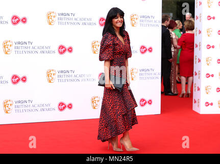 Claudia Winkleman assistant à la Vierge PLAT British Academy Television Awards 2018 s'est tenue au Royal Festival Hall, Southbank Centre, Londres. ASSOCIATION DE PRESSE Photo. Photo date : dimanche 13 mai 2018. Voir PA story SHOWBIZ BAFTA. Crédit photo doit se lire : Isabel Infantes/PA Wire Banque D'Images