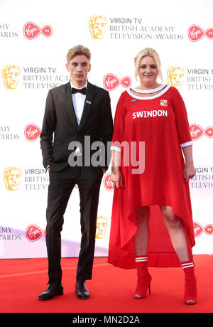 Charlie Cooper et Daisy Cooper peut assister à la Vierge PLAT British Academy Television Awards 2018 s'est tenue au Royal Festival Hall, Southbank Centre, Londres Banque D'Images