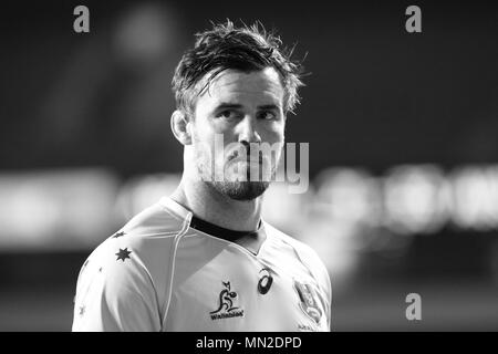 Londres, ANGLETERRE - 08 OCTOBRE : Kane Douglas à Twickenham lors du match entre l'Australie contre l'Argentine le 8 octobre 2016 à Londres, en Angleterre. Banque D'Images