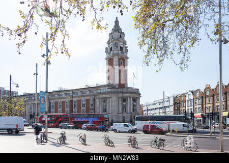 Hôtel de ville de Lambeth, Brixton Hill, Brixton, London Borough of Lambeth, Greater London, Angleterre, Royaume-Uni Banque D'Images