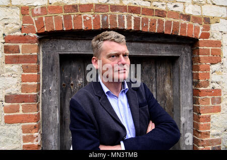 Portrait de Tom Heap (né le 6 janvier 1966), BBC Television & Radio reporter & presenter mieux connu pour BBC Countryfile 1s, Selborne, Hampshire, Royaume-Uni. Banque D'Images