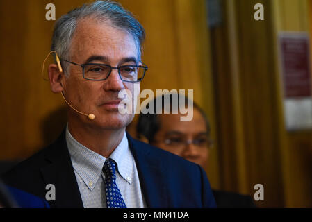 Kuala Lumpur, Malaisie. 14 mai, 2018. Sean Rein, chef de la direction et co-fondateur, obligations climatiques Initiative, prend la parole lors du Consensus : Malaisie - COMMISSION DES VALEURS MOBILIÈRES DE L'OICV - BANQUE MONDIALE CONFÉRENCE 2018 MOYEU ASIE PACIFIQUE, DE KUALA LUMPUR à la salle de conférence de la Commission des valeurs mobilières de Malaisie, le 14 mai 2018, à Kuala Lumpur, en Malaisie. Crédit : Chris JUNG/Alamy Live News Banque D'Images