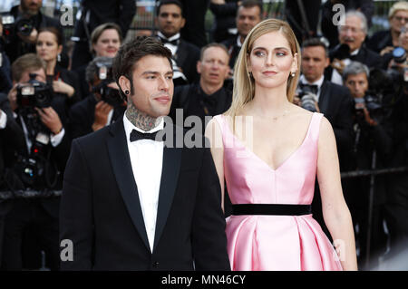 Federico Leonardo Lucia et Chiara Ferragni participant à la débrouiller / Le grand bain' premiere au cours de la 71e édition du Festival de Cannes au Palais des Festivals le 13 mai 2018 à Cannes, France | Verwendung weltweit Banque D'Images