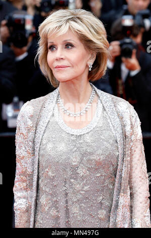 Cannes, France. 14 mai, 2018. Cannes, France. 14 mai 2018. Jane Fonda à la 'BlacKkKlansman' premiere au cours de la 71e édition du Festival de Cannes au Palais des Festivals le 14 mai 2018 à Cannes, France Crédit : Geisler-Fotopress/Alamy Live News Crédit : Geisler-Fotopress/Alamy Live News Banque D'Images