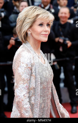 Cannes, France. 14 mai, 2018. Cannes, France. 14 mai 2018. Jane Fonda à la 'BlacKkKlansman' premiere au cours de la 71e édition du Festival de Cannes au Palais des Festivals le 14 mai 2018 à Cannes, France Crédit : Geisler-Fotopress/Alamy Live News Crédit : Geisler-Fotopress/Alamy Live News Banque D'Images