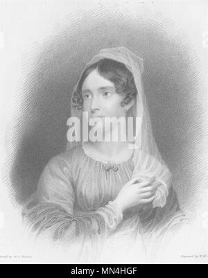Des poètes. Anne Isabella-Lady Noel Byron ; Handy 1833 ancienne imprimer photo Banque D'Images