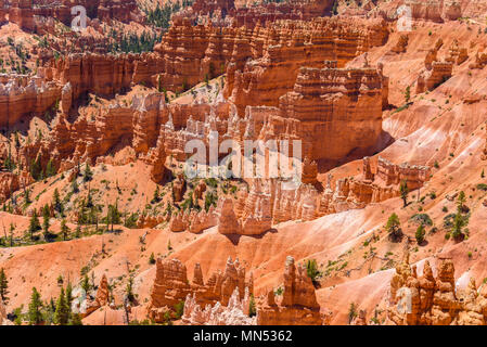 Belle vue de Bryce Canyon à l'aube point, Bryce Canyon National Park, Utah, United States Banque D'Images