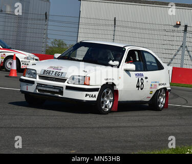 Vauxhall Astra GTE, le rallye avec le groupe B, Rallye, démonstration Donington Festival Historique 2018, 2018, mai 2018, voitures de rallye, voitures classiques, événement classique, Cla Banque D'Images