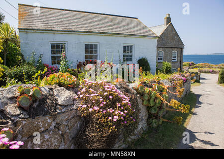 La colline de garnison, Hugh Town, St Mary's, Îles Scilly, UK Banque D'Images