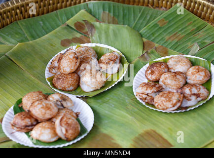 Kanom Krok dessert thaïlandais Banque D'Images