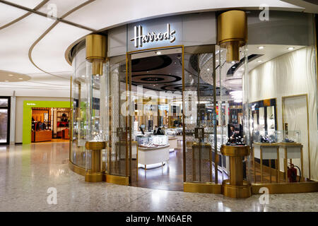 L'Harrod's fine watch room à Londres Heathrow Airport Terminal 2 Banque D'Images