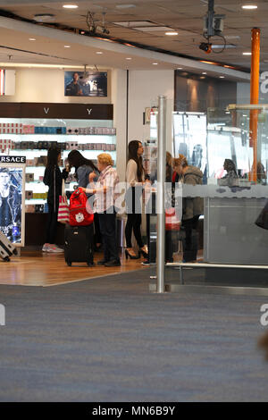 Les boutiques hors taxes à l'aéroport international Ministro Pistarini, Ezeiza, EZE, Buenos Aires, Argentine, Banque D'Images