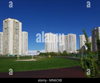 Paysage de la ville de Moscow, Russie Banque D'Images