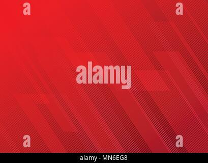 Motif de lignes abstraites sur fond rouge de la technologie des gradients. Vector illustration Illustration de Vecteur