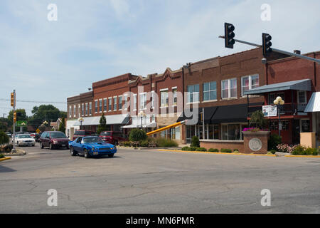 La collection de mondes dans l'Illinois Casey Banque D'Images