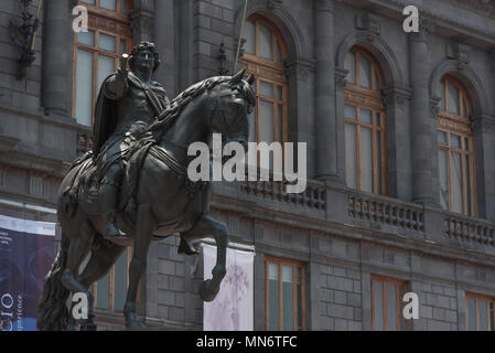 Statue équestre de Charles IV d'Espagne au Museo Nacional de Arte de Mexico Banque D'Images