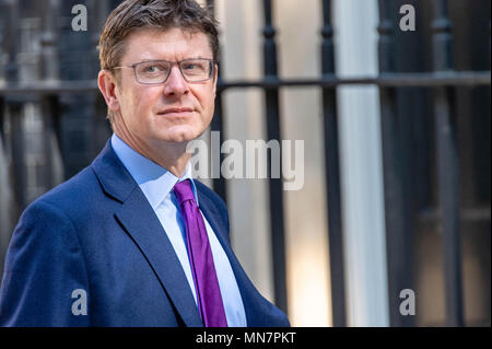 Londres le 15 mai 2018 Greg Clark business ministre arrive à Downing Street pour une réunion du cabinet, Ian Davidson Crédit/Alamy Live News Banque D'Images