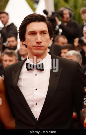 Cannes, France. 14 mai, 2018. CANNES, FRANCE - 14 mai : l'Acteur Adam Driver assiste à la projection de 'Blackkklansman » au cours de la 71e assemblée annuelle du Festival du Film de Cannes au Palais des Festivals le 14 mai 2018 à Cannes, France. Credit : Frederick Injimbert/ZUMA/Alamy Fil Live News Banque D'Images