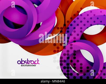 Fond cercle design. Vector background Circle design avec tourbillons abstraits Illustration de Vecteur