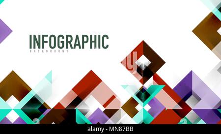 Présentation de l'entreprise modèle géométrique. Présentation de l'entreprise modèle géométrique. La technologie numérique, mise en page brochure ou flyer concept ou bannière web géométriques Illustration de Vecteur