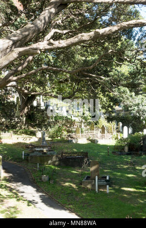 Bolton Street Cemetery, Wellington, Nouvelle-Zélande Banque D'Images