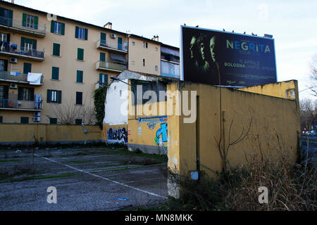 Scènes urbaines capturé dans la banlieue de Bologne, Italie Banque D'Images