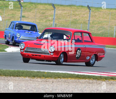 Ambrogio Perfetti, Oscar Rovelli, Ford Cortina Lotus, U2TC Trophée pour 66 litres d'avant en vertu de deux voitures de tourisme, U2TC Trophy, pré-66 moins de 2 litre touring c Banque D'Images