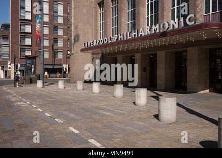 Merseyside, Liverpool Philharmonic Hall, ouvert en 1939. Bâtiment classé Grade II. Banque D'Images