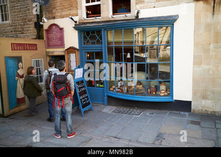 Sally lunns house et musée de l'alimentation dans la plus vieille maison de baignoire England UK Banque D'Images