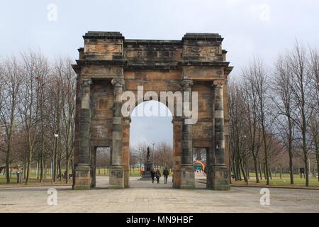 McLennan Arch dans Glasgow Green Banque D'Images