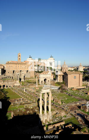 Forum romain, Rome, Italie Banque D'Images