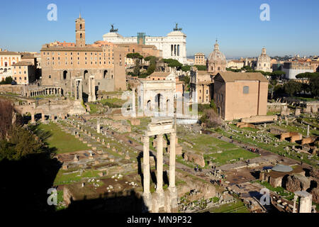 Forum romain, Rome, Italie Banque D'Images