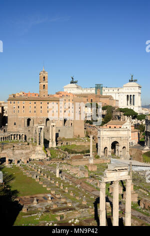 Forum romain, Rome, Italie Banque D'Images