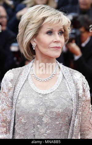 Cannes, Frankreich. 14 mai, 2018. Jane Fonda à la 'BlacKkKlansman' premiere au cours de la 71e édition du Festival de Cannes au Palais des Festivals le 14 mai 2018 à Cannes, France | Verwendung weltweit Crédit : afp/Alamy Live News Banque D'Images