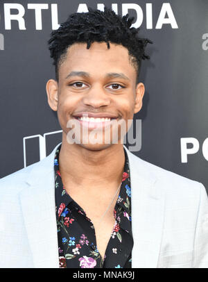 North Hollywood, CA, USA. 15 mai, 2018. 15 mai 2018 - North Hollywood, Californie - Tyrel Jackson Williams. ''La SFI Portlandia'' et ''Brockmire» FYC Événement tenu au Centre des médias du Saban à l'Académie de la télévision. Crédit photo : Birdie Thompson/AdMedia Crédit : Birdie Thompson/AdMedia/ZUMA/Alamy Fil Live News Banque D'Images