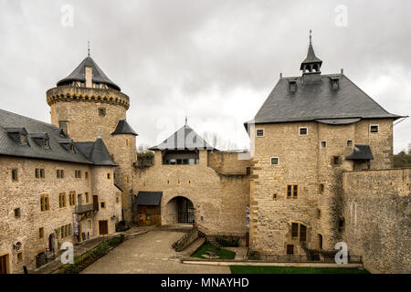 Château de Malbrouck. Château de Malbrouck. Burg Malbrouck. Banque D'Images