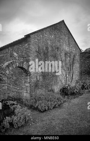 Abandonded bâtiments dans le village fantôme de Tyneham dans le Dorset, UK Banque D'Images