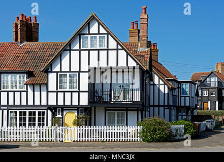 Maison dans le village d'Aldeburgh, Suffolk, Angleterre Royaume-uni Banque D'Images