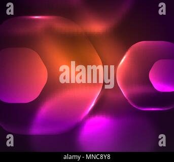 Hexagones transparente floue, sombre sur fond abstrait numérique. Hexagones transparente floue, sombre sur fond abstrait numérique. Entreprise moderne hi-tech ou toile ou papier peint présentation technologie Illustration de Vecteur