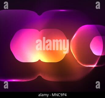 Hexagones transparente floue, sombre sur fond abstrait numérique. Hexagones transparente floue, sombre sur fond abstrait numérique. Entreprise moderne hi-tech ou toile ou papier peint présentation technologie Illustration de Vecteur