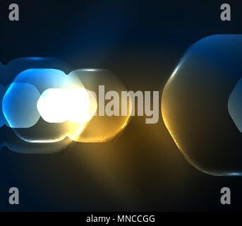 Hexagones transparente floue, sombre sur fond abstrait numérique. Hexagones transparente floue, sombre sur fond abstrait numérique. Entreprise moderne hi-tech ou toile ou papier peint présentation technologie Illustration de Vecteur