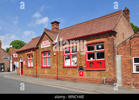 Le bureau de poste, des puits-next-the-Sea, Norfolk, Angleterre. UK Banque D'Images